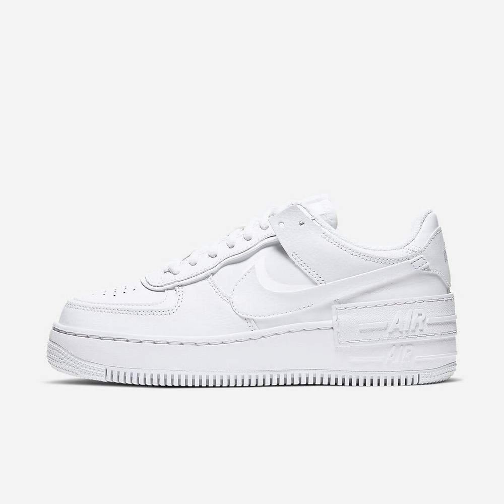 Basket Nike Air Force 1 Shadow Blanche 4028-379 White/White/White Femme | GUD-08694126